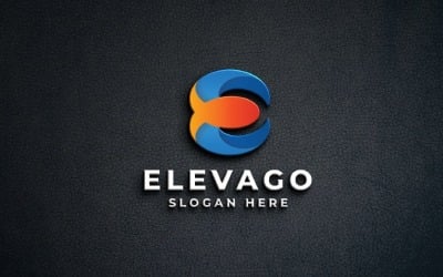 Abstract E Letter Logo Template