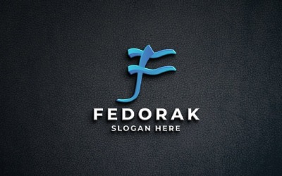 Абстрактный логотип с буквой F