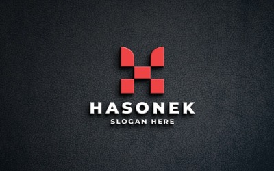 Geometric H Letter Logo Temp