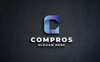 Профессиональный современный логотип буквы C