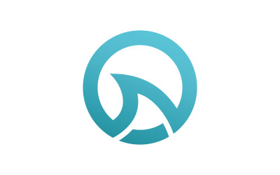 Shark fin logo symbol design illustration 11
