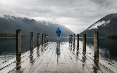 Uno studio sulla musica LoFi in un giorno di pioggia