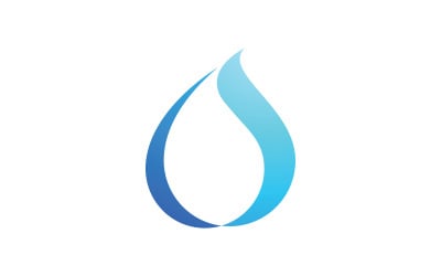 Waterdruppel logo vector icoon ontwerp. 11