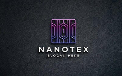 Geometric Square Tech Logo