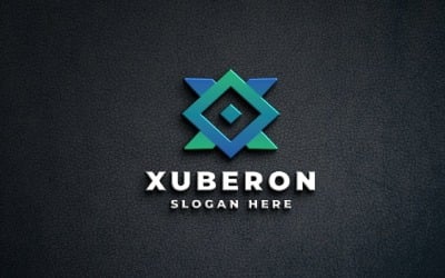 Modern Geometric X Logo - Tech &amp;amp; Data Hub Design
