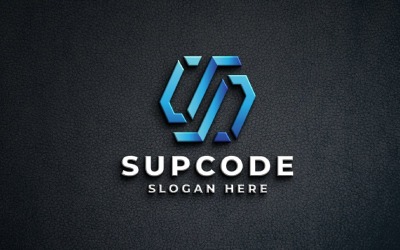 Modern S Letter Logo - Coding &amp;amp; Tech Design