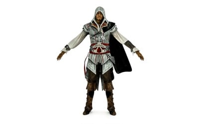 3д модель Эцио Аудиторе Assassin&amp;#39;s Creed