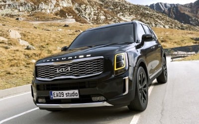 3D-модель Kia Telluride 2022 года