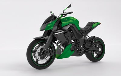 Kawasaki Z1000  3d models