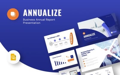 Annualize - Business Annual Report Google Slides