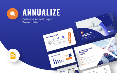 Annualize - Rapporto annuale aziendale Google Slides