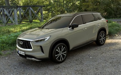 2022 Infiniti QX60 3D-Modell