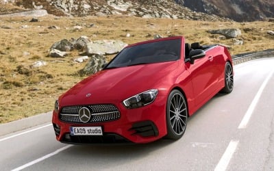 Mercedes Benz Klasy E Cabriolet 2022, model 3D