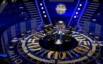 Modello 3D dello show televisivo Millionaire