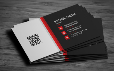 Modern Corporate Business Card Template 03
