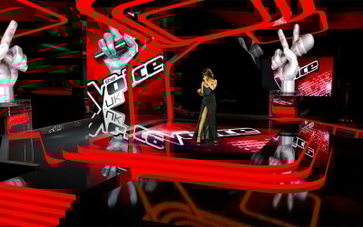 The Voice TV-Show-Studio 3D-Modell