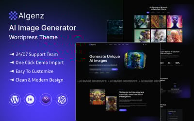 AIgenz - Tema WordPress Gerador de Imagens de IA