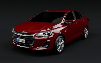 2022 Chevrolet Onix Turbo Premier modelo 3d