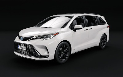 2022-es Toyota Sienna XSE 3d modell