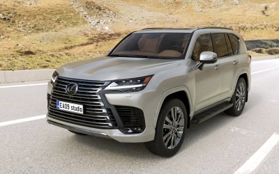 2022 Lexus LX 600 3D modeli