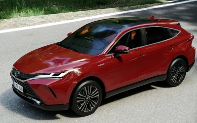 2022 Toyota Harrier 3D-Modell
