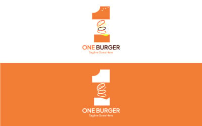 One Burger Cafe &amp;amp; Grill Logo