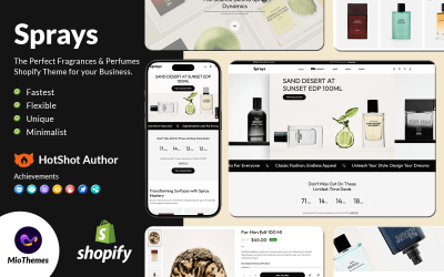 Спреи - Ароматы и парфюмерия Premium Shopify OS 2.0