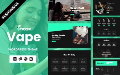 Vaype - WooCommerce Elementor-tema för vapers och tobaksbutik