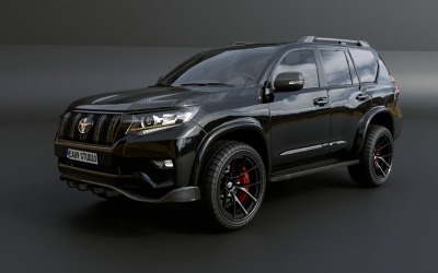 2022 Toyota Prado VXL Ayarlanmış 3d model