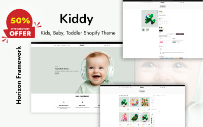 Kiddy – Schnell ladendes Shopify-Theme für Mutter und Baby