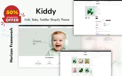 Kiddy – 专为母婴设计的快速加载 Shopify 主题