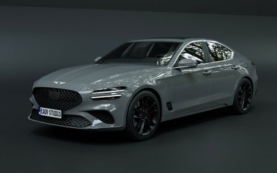 Modello 3D Genesis G70 4WD 2022