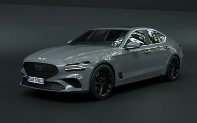 Modelo 3D del Genesis G70 4WD 2022