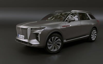 Modelo 3D del Hongqi E-HS9 2022