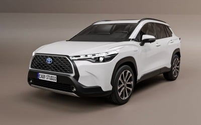 Modelo 3D del Toyota Corolla Cross Hybrid 2022
