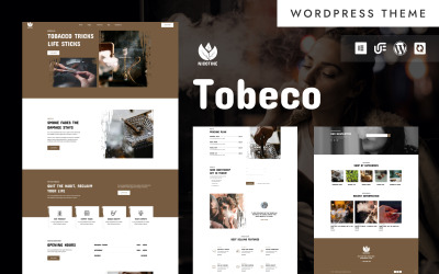 Nicotina - Tema Elementor de WordPress sobre tabaco, cannabis y tabaquismo