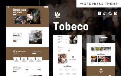 Nicotina - Tema WordPress Elementor para Tabaco, Cannabis e Fumo
