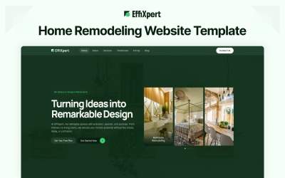 Effixpert – Modelo Elementor para sites de reforma residencial