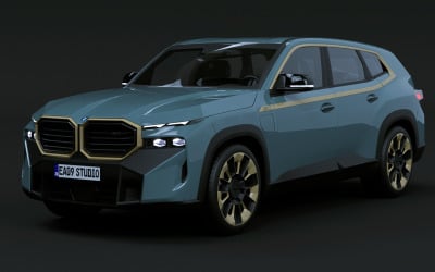 2023 BMW XM suv 3d models