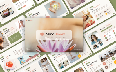 MindBloom – Mental Health PowerPoint Template