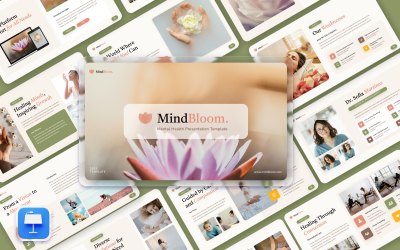 MindBloom – 心理健康主题演讲模板