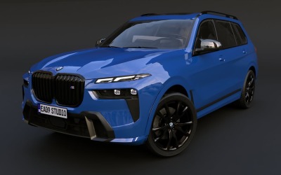 Modelo 3D do BMW X7 M60i 2023