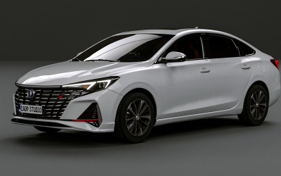 Changan Eado Artı 2023 3d modeli