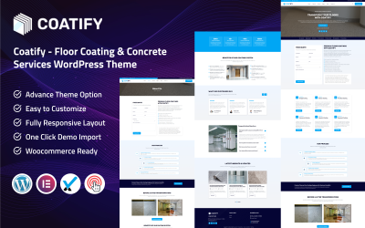 Coatify – Zemin Kaplama ve Beton Hizmetleri WordPress Teması