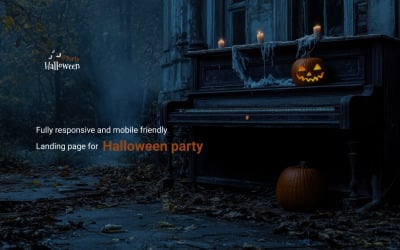 Halloween Party - Landing Page Template