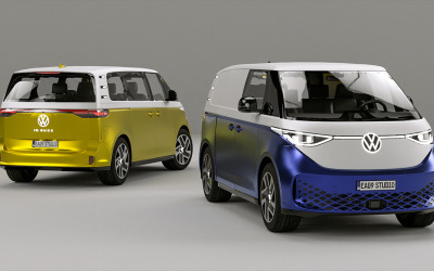 2024 Volswagen ID Buzz 3d model
