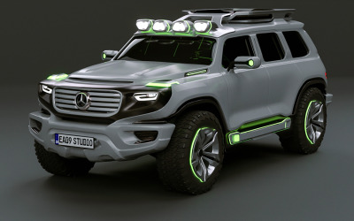Modèle 3D de la Mercedes-Benz Ener G Force