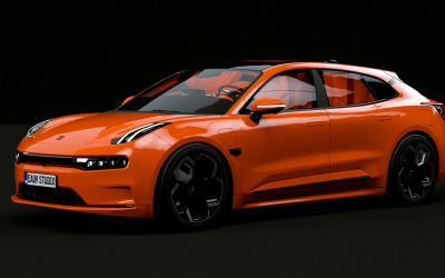 Modelo 3D Geely ZEEKR 001 2023