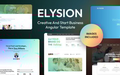 Elysion - Yaratıcı İşletme ve Yenilikçi Angular Şablonu