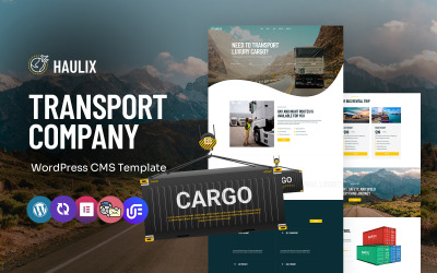 Haulix - багатоцільова тема Elementor для WordPress з питань транспорту та логістики